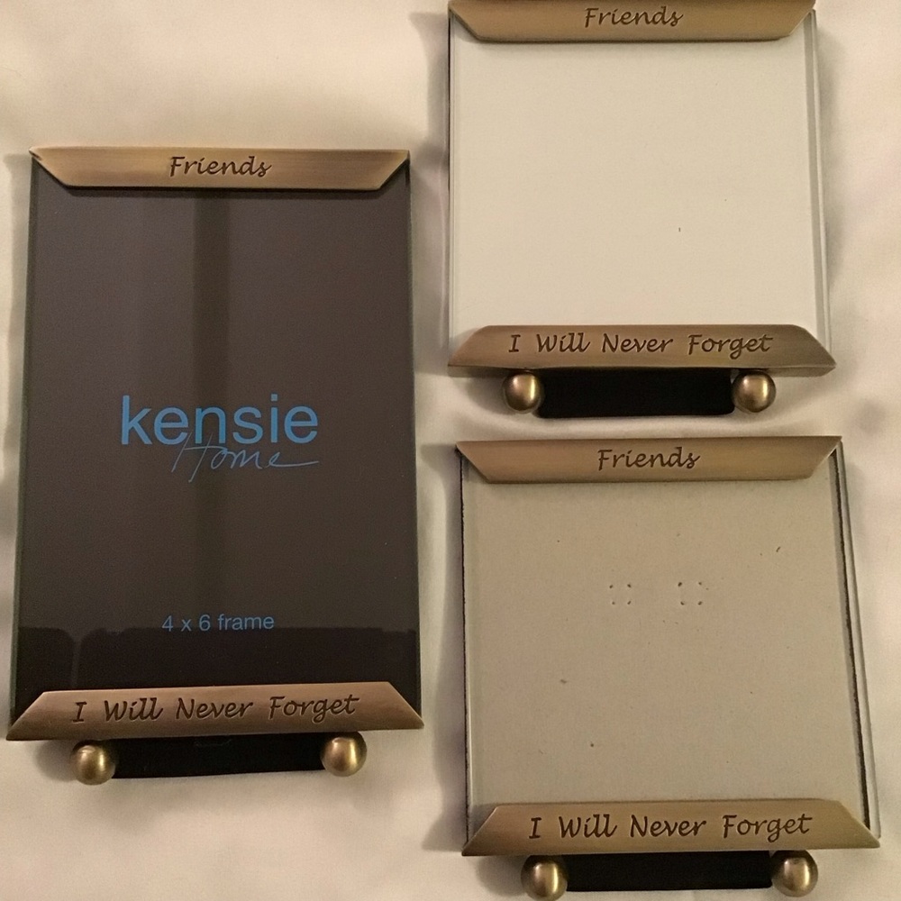 Kenzie Home Brass Picture frames bundle